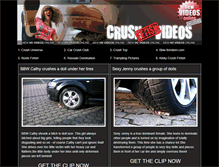Tablet Screenshot of crushfetishvideos.com